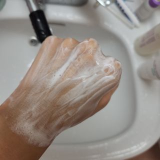 바노바기 코스메틱 바노바기 밀크씨슬 리페어 시카 폼 클렌저 플러스 120ml + 선스크린 플러스 50ml — 5점을 준 리뷰어가 2023년 8월 올린 사용 사진