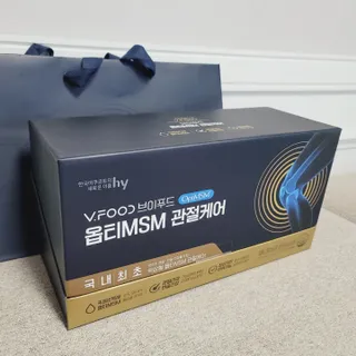 [브이푸드] 옵티MSM 관절케어 (70ml x30포) — 5점을 준 리뷰어가 2022년 6월 올린 사용 사진