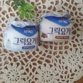 매일바이오 그릭요거트 오리지널 플레인 4개, 로스터리 커피믹스 4개 — 5점을 준 리뷰어가 2021년 12월 올린 사용 사진