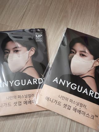 애니가드 셋업메베마스크 (대형 4컬러 + 중형 4컬러) — 5점을 준 리뷰어가 2022년 3월 올린 사용 사진