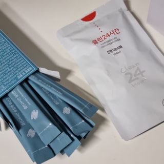 클린24시간 1BOX(5포) + 전용보틀(500ml) — 5점을 준 리뷰어가 2023년 6월 올린 사용 사진