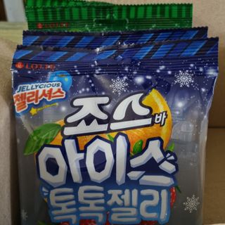 롯데제과 죠스바 아이스 톡톡 젤리 — 3.5점을 준 리뷰어가 2021년 10월 올린 사용 사진
