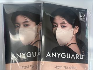 애니가드 셋업메베마스크 (대형 4컬러 + 중형 4컬러) — 5점을 준 리뷰어가 2022년 3월 올린 사용 사진