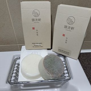 두류헌 샴푸바+컨디셔닝 린스바 머리가꿈세트 — 5점을 준 리뷰어가 2022년 5월 올린 사용 사진