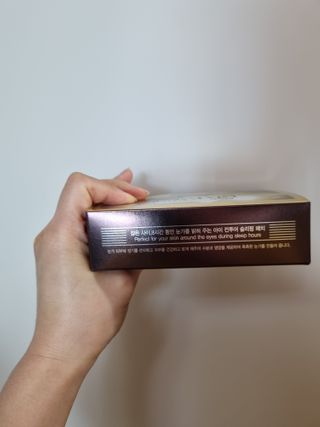 건강누리인터내셔날 레아라 다이아포스 슬리핑 아이패치 골드 & 물광 아이패치 [14회분/총 28매] — 3.5점을 준 리뷰어가 2022년 7월 올린 사용 사진