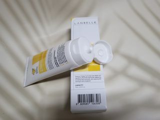 랑벨 비타 에너지 잡티 크림 75ml (피부 속 기미완화크림) — 5점을 준 리뷰어가 2022년 4월 올린 사용 사진