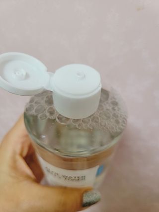 김정문알로에 큐어 큐어 알로에 워터 젤리 토너 500ml — 5점을 준 리뷰어가 2021년 4월 올린 사용 사진