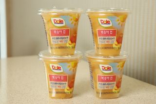 돌 MF[Dole] 파인애플컵/망고컵/복숭아컵 198g 6입X1박스 (맛 1가지 랜덤 발송) — 5점을 준 리뷰어가 2023년 6월 올린 사용 사진