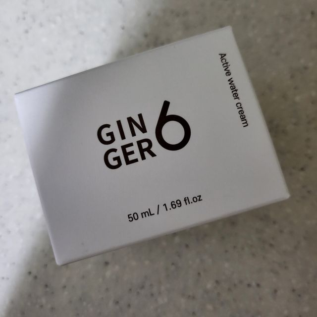 GINGER6 액티브 워터 크림 리뷰 사진