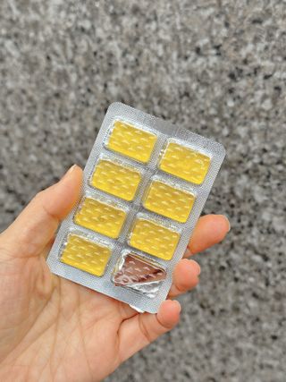 마요라 히말라야 솔트 캔디 2종-페퍼민트 맛, 라임민트 맛 — 5점을 준 리뷰어가 2023년 1월 올린 사용 사진