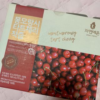 자연에온 몽모랑시 타트체리 착즙 100mL 10개입 2BOX — 4.5점을 준 리뷰어가 2021년 1월 올린 사용 사진