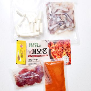 화끈한녀석들 새오똥400g 새우,오징어,똥집 볶음요리 소스,밀떡, 참기름 포함 — 4점을 준 리뷰어가 2022년 12월 올린 사용 사진