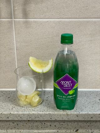 몽베스트 Montbest with Sparkling water Lime20병 — 5점을 준 리뷰어가 2022년 12월 올린 사용 사진
