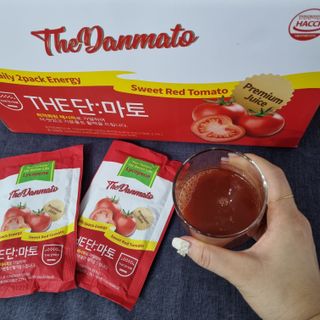 제이제이바이오 더단마토 프리미엄주스 100ml 30팩입 - 무설탕 스테비아 토마토즙 — 5점을 준 리뷰어가 2021년 12월 올린 사용 사진