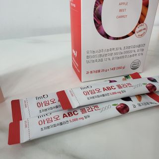 아임오 ABC 콜라겐 젤리 14포 — 5점을 준 리뷰어가 2021년 10월 올린 사용 사진
