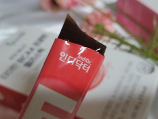 인디닥터 면역 생생 핑크 이뮨 젤리 + 타이탄 BCAA 프로틴 젤리스틱 — 4점을 준 리뷰어가 2022년 5월 올린 사용 사진