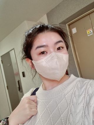 애니가드 셋업메베마스크 (대형 4컬러 + 중형 4컬러) — 4점을 준 리뷰어가 2022년 4월 올린 사용 사진