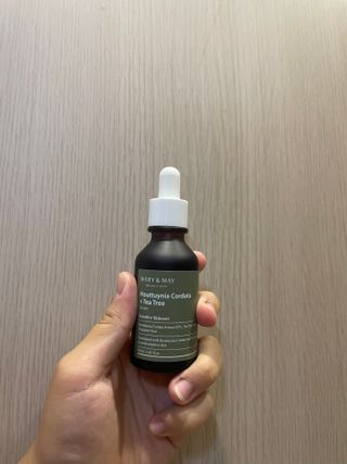 마리엔메이 센서티브 수딩 젤 크림 + 어성초 티트리 추출물 세럼 + 어성초 티트리 모공 클렌징 폼 — 5점을 준 리뷰어가 2021년 8월 올린 사용 사진