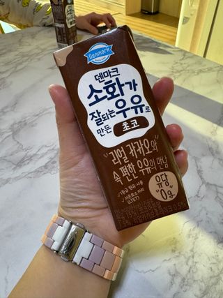 [구매평]덴마크 소화가 잘되는 우유로 만든 초코, 190ml, 24개 — 4.5점을 준 리뷰어가 2025년 2월 올린 사용 사진