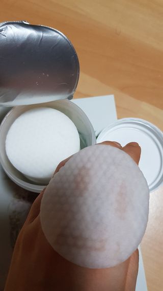 키노닉스 양배추 카밍 진정 토너패드 — 5점을 준 리뷰어가 2021년 7월 올린 사용 사진