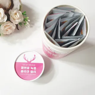 [몸엔용] 녹용 담은 탱탱 콜라겐 녹용 콜라겐 젤리 15g x 20포 — 5점을 준 리뷰어가 2022년 4월 올린 사용 사진