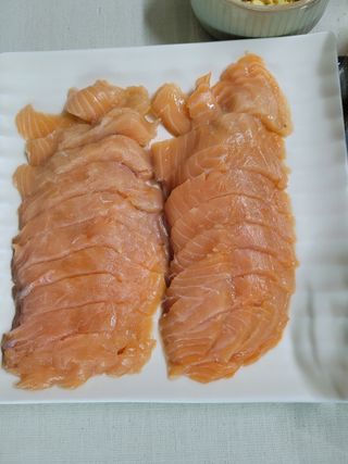 밸런스 다이어트랩 밸다랩 프리미엄 훈제연어 슬라이스 120g — 5점을 준 리뷰어가 2023년 4월 올린 사용 사진