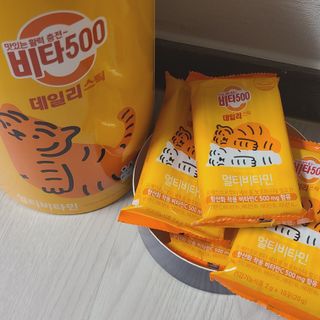 광동생활건강 프리 [광동] VB와 VC를 함유한 멀티 비타민 비타 500 데일리 스틱 180포 — 5점을 준 리뷰어가 2022년 6월 올린 사용 사진