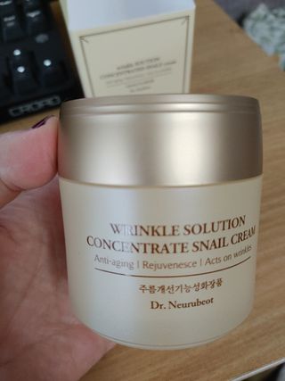 Dr.느루벗 느루벗 링클 솔루션 콘센트레이트 스네일 탄력 달팽이 크림 80g — 4점을 준 리뷰어가 2021년 3월 올린 사용 사진