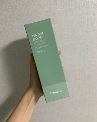 [팜스테이] 티트리 바이옴 로우 피에이치 카밍 클렌저 — 5점을 준 리뷰어가 2022년 9월 올린 사용 사진