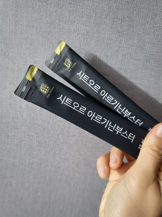 더리틀스 시트오르 아르기닌부스터 — 5점을 준 리뷰어가 2022년 11월 올린 사용 사진