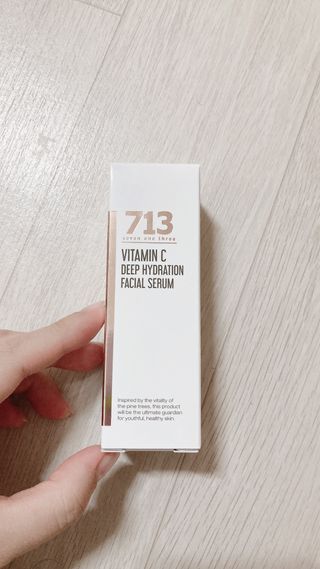 [세븐원쓰리 713] 피부톤을 속부터 밝게 피누스 비타민C 딥 하이드레이션 세럼 — 4.5점을 준 리뷰어가 2021년 11월 올린 사용 사진