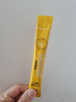 주식회사 씨크릿비에프랩 마시는 아미노산 아미토리 열대과일맛 14포 [1포, 5g / 보틀증정] — 4점을 준 리뷰어가 2022년 12월 올린 사용 사진