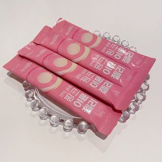 [인디닥터] 면역 생생 핑크 이뮨 젤리 — 4점을 준 리뷰어가 2022년 6월 올린 사용 사진