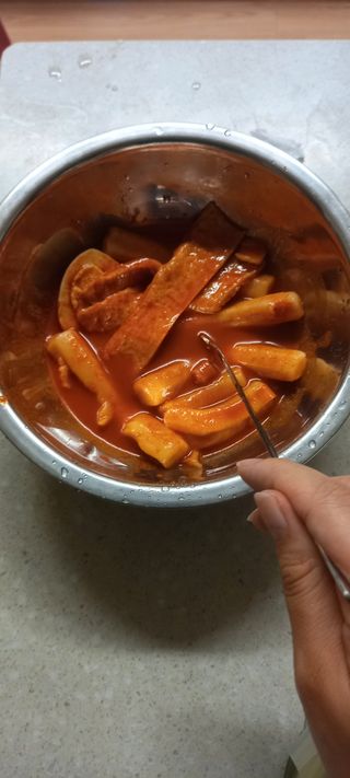 [푸딩팩토리] 로제누들떡볶이 500g / 까르보나라크림누들떡볶이 500g — 5점을 준 리뷰어가 2022년 8월 올린 사용 사진