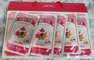 본황칠 이즙이 맛즙 ABC주스 30EA — 5점을 준 리뷰어가 2022년 8월 올린 사용 사진