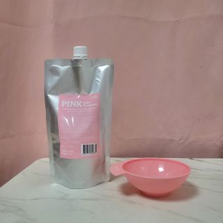 [유니프] 헤어 샤이니 핑크 컬러 트리트먼트 500g — 5점을 준 리뷰어가 2023년 12월 올린 사용 사진