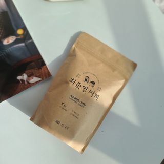 소담스퀘어 상암 최준영 커피 초코 블렌드(홀빈/드립분쇄 택 1) — 5점을 준 리뷰어가 2022년 11월 올린 사용 사진