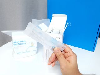 설랩수앤슈, 직접 만들어 쓰는 아기 물티슈 — 4점을 준 리뷰어가 2021년 8월 올린 사용 사진