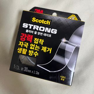 3M 스카치 초강력 클리어겔 실리콘 아크릴 양면테이프 30mmx3m 1개 — 5점을 준 리뷰어가 2025년 7월 올린 사용 사진