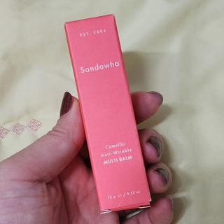 스킨큐어 산다화 카멜리아 안티 링클 멀티밤 — 5점을 준 리뷰어가 2022년 10월 올린 사용 사진