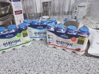 LIVE 매일바이오 썬화이버 드링킹 요거트 — 5점을 준 리뷰어가 2022년 8월 올린 사용 사진