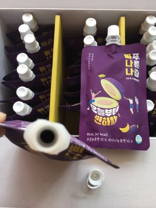 밸런스 다이어트랩 밸다랩 빠나나 푸룬즙 90ml X 24포 — 5점을 준 리뷰어가 2023년 4월 올린 사용 사진