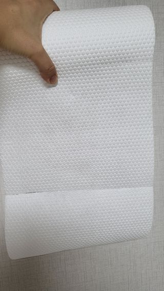 부직포나라 중금속유해물질ZERO 뜯어쓰는 주방 일회용수세미 60매 2매 — 5점을 준 리뷰어가 2022년 11월 올린 사용 사진