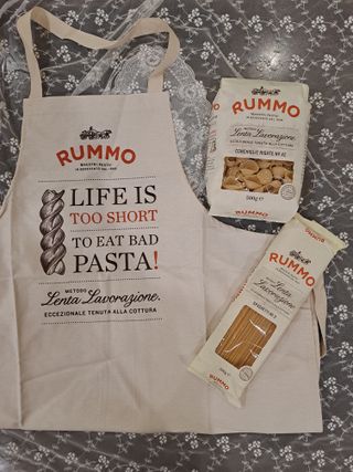 [Rummo]이탈리안 프리미엄 파스타 룸모 파스타 8종+리미티드 에디션 룸모 에이프런 — 4.5점을 준 리뷰어가 2021년 10월 올린 사용 사진