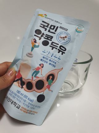 국민바이오 약콩두유 — 3점을 준 리뷰어가 2022년 5월 올린 사용 사진