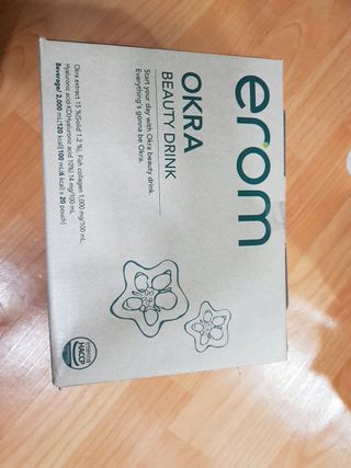 [이롬] 오크라 마시는 뷰티드링크 100mL x 20입 — 4점을 준 리뷰어가 2022년 8월 올린 사용 사진