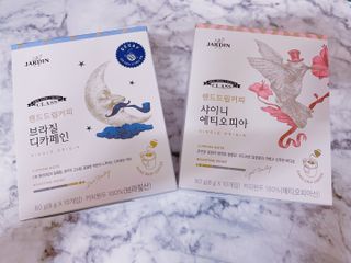 (주)쟈뎅 쟈뎅 클래스 핸드 드립 커피 10P 2종_디카페인 1종+랜덤 플레이버 1종 — 5점을 준 리뷰어가 2021년 4월 올린 사용 사진