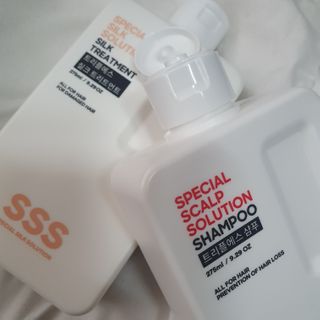 트리플에스 탈모 샴푸 275ml + 실크 트리트먼트 275ml — 5점을 준 리뷰어가 2021년 2월 올린 사용 사진