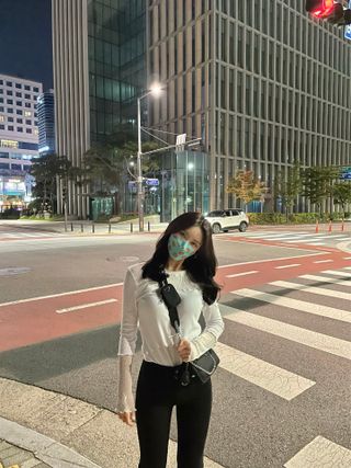 [숨그림] 3D 입체형, 짱구, 무직타이거, 빨강머리앤 우리아이 그리고 내가 쓰는 믿을수있는 케릭터 마스크 — 4점을 준 리뷰어가 2021년 10월 올린 사용 사진