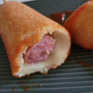 오마뎅 한우핫도그 — 5점을 준 리뷰어가 2021년 6월 올린 사용 사진